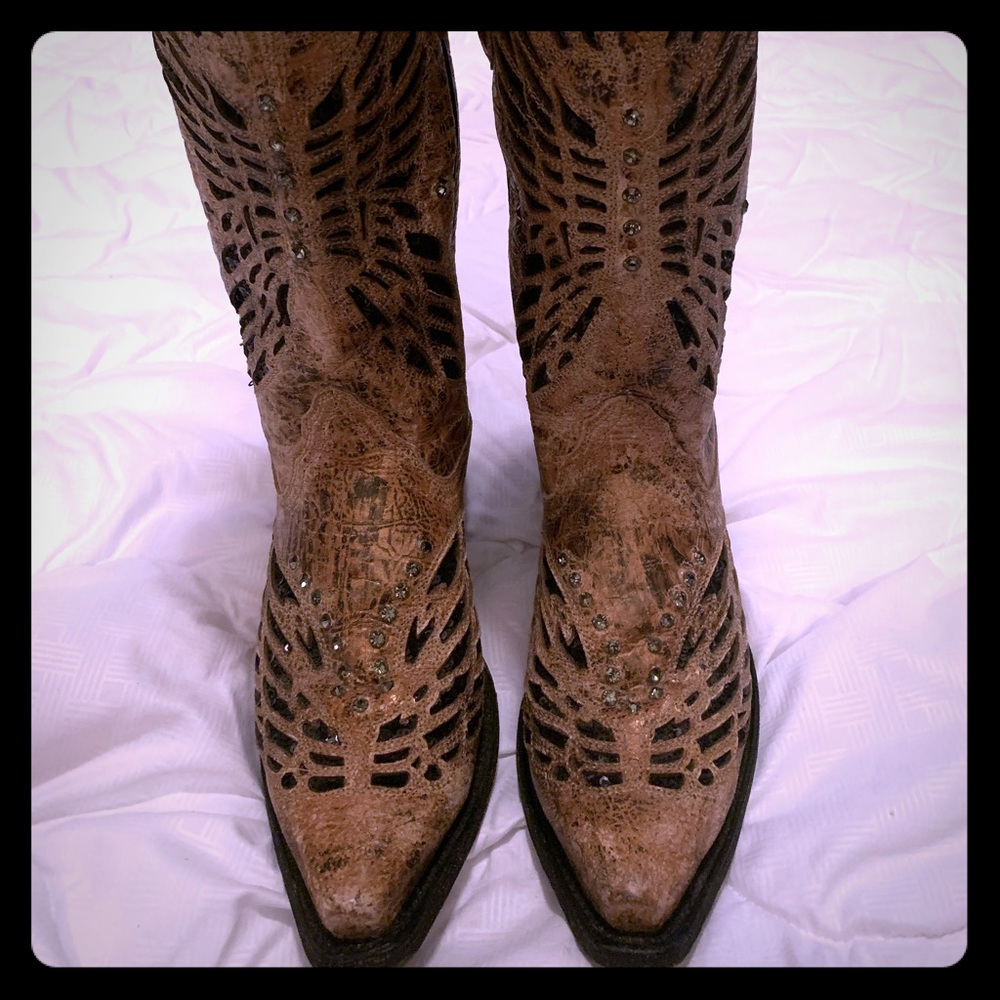 Corral Cowboy Boots with Gems